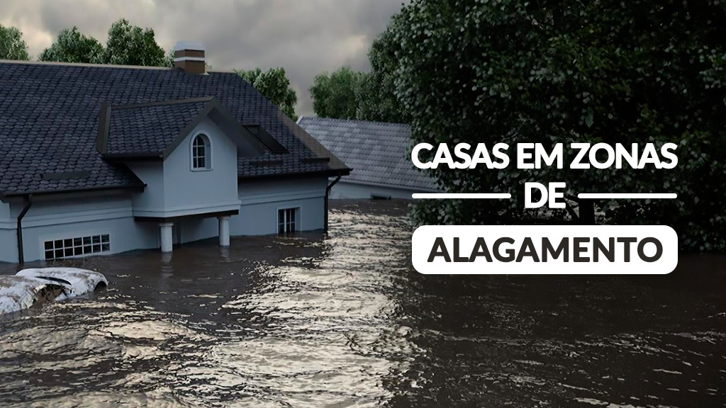 Casa em zona de alagamento